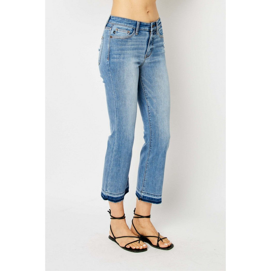 Cool Denim Boyfriend Cropped Denim 82589REG