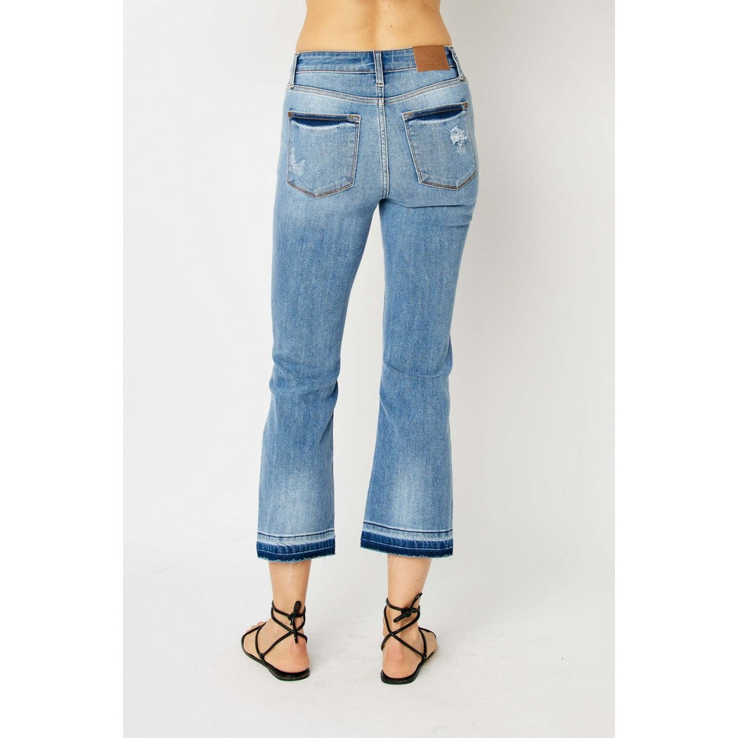 Cool Denim Boyfriend Cropped Denim 82589REG
