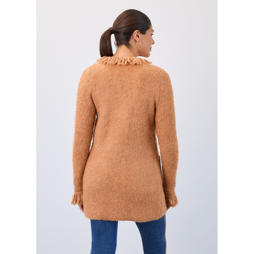 Boucle Blend Yarn Jacket 1463227