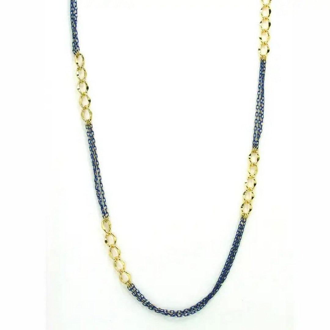 Enamel Dipped Necklace 18B-N2200GBL