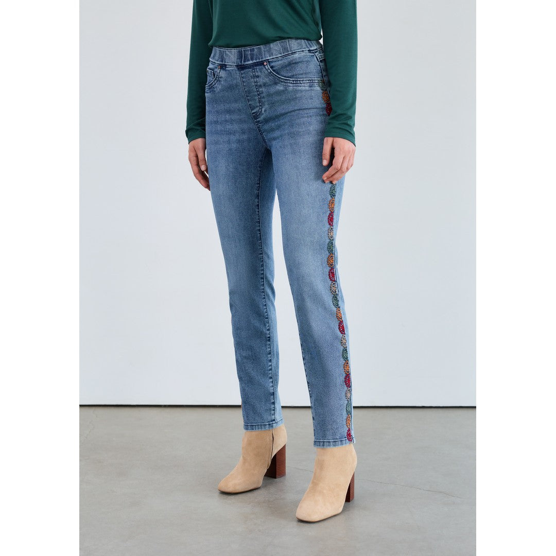 Pull-On Pencil Ankle Denim 2281669