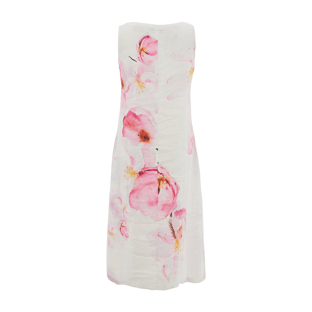 Linen Floral Dress 26685