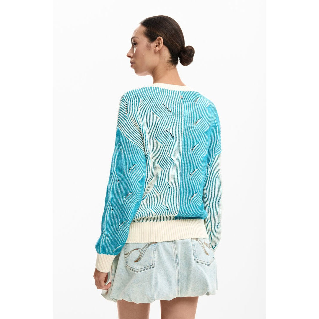 Jacquard Knit Sweater 26SWJF39