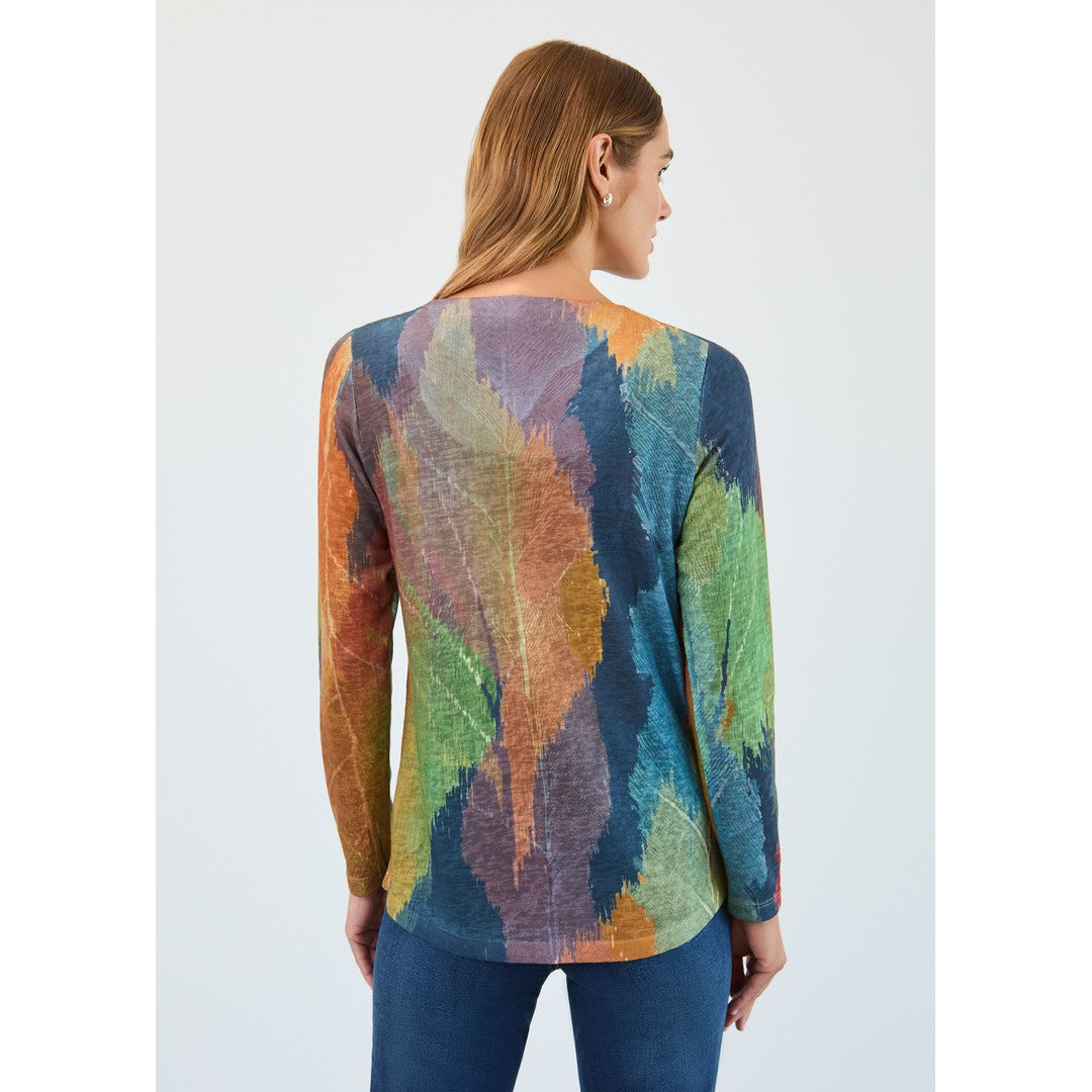 Smooth Floral Printed Jersey Top 3089451