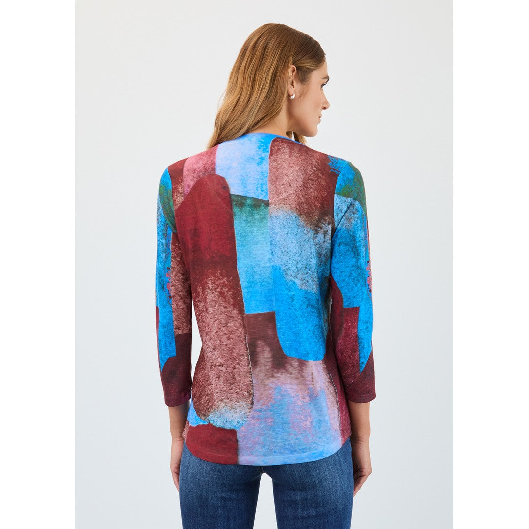 Smooth Printed Jersey Top 3677451