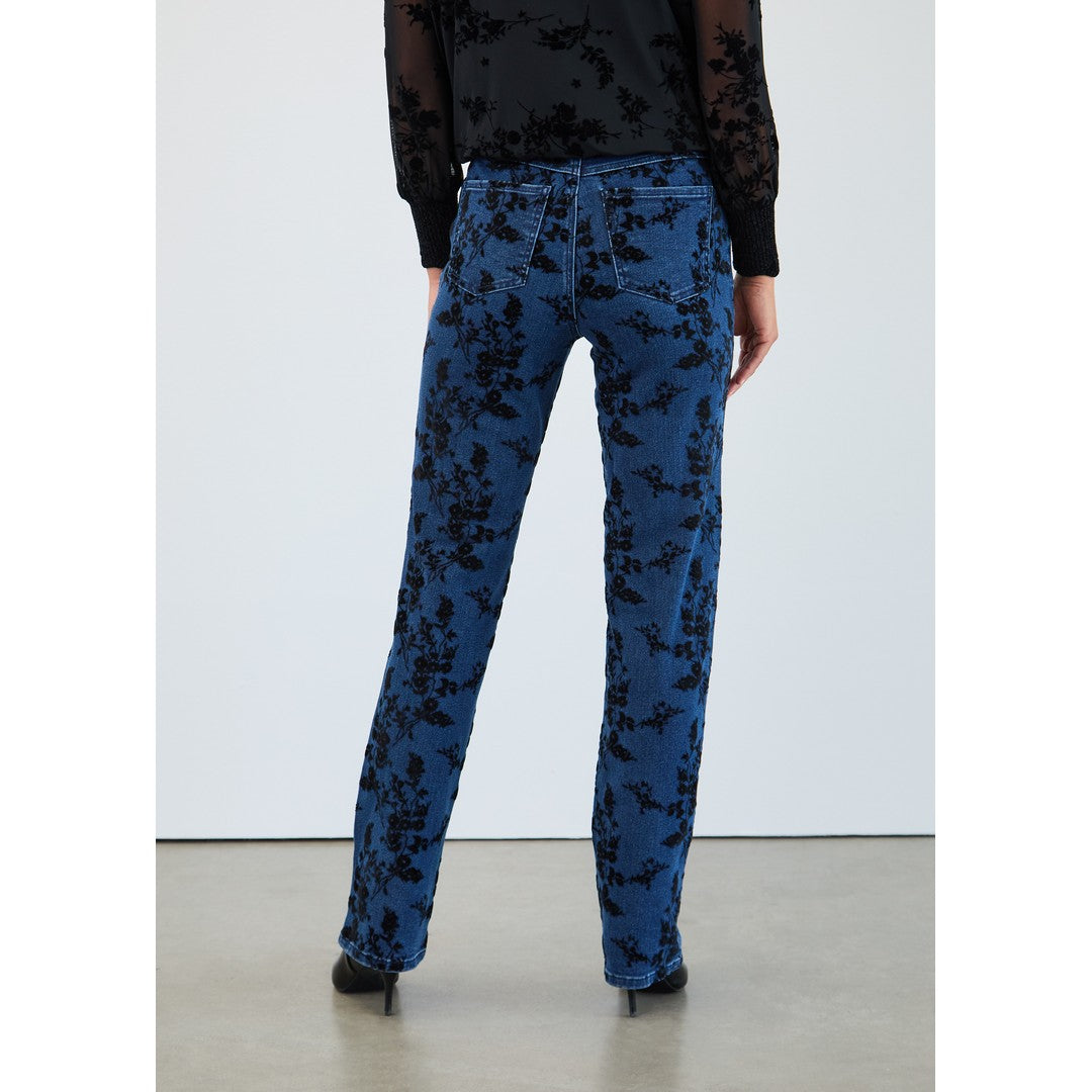 Flocked Denim 6985779