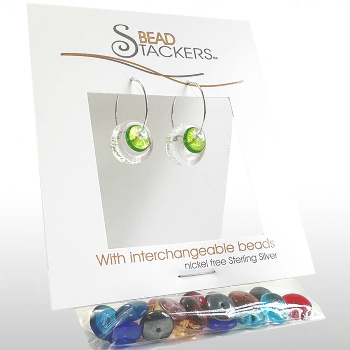 GLS32 - Earrings come with 10 interchangeable colours.