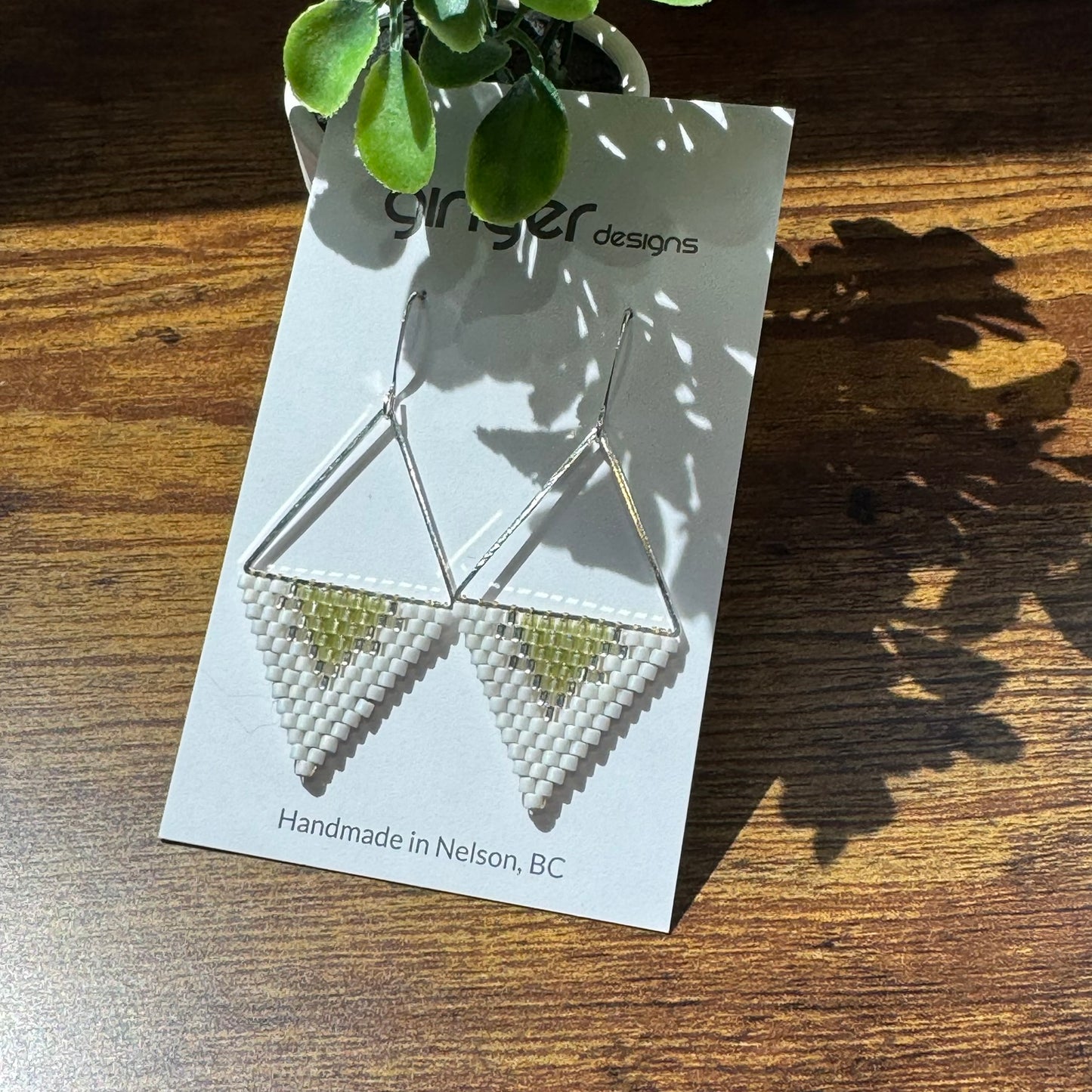 Handmade Beaded Earrings - Large
