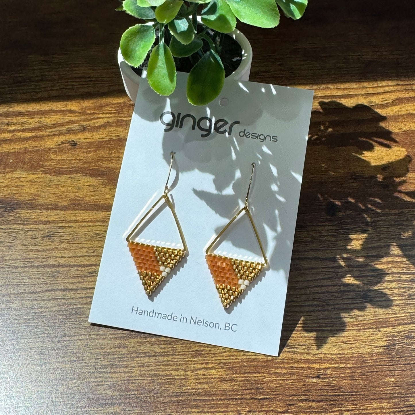 Handmade Beaded Earrings - Small