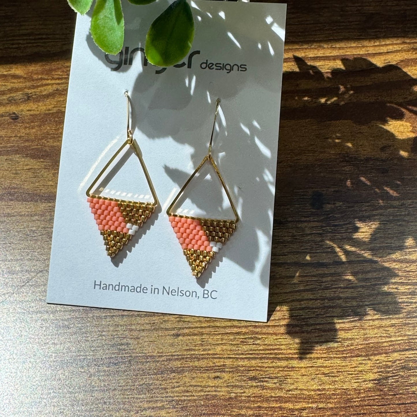 Handmade Beaded Earrings - Small