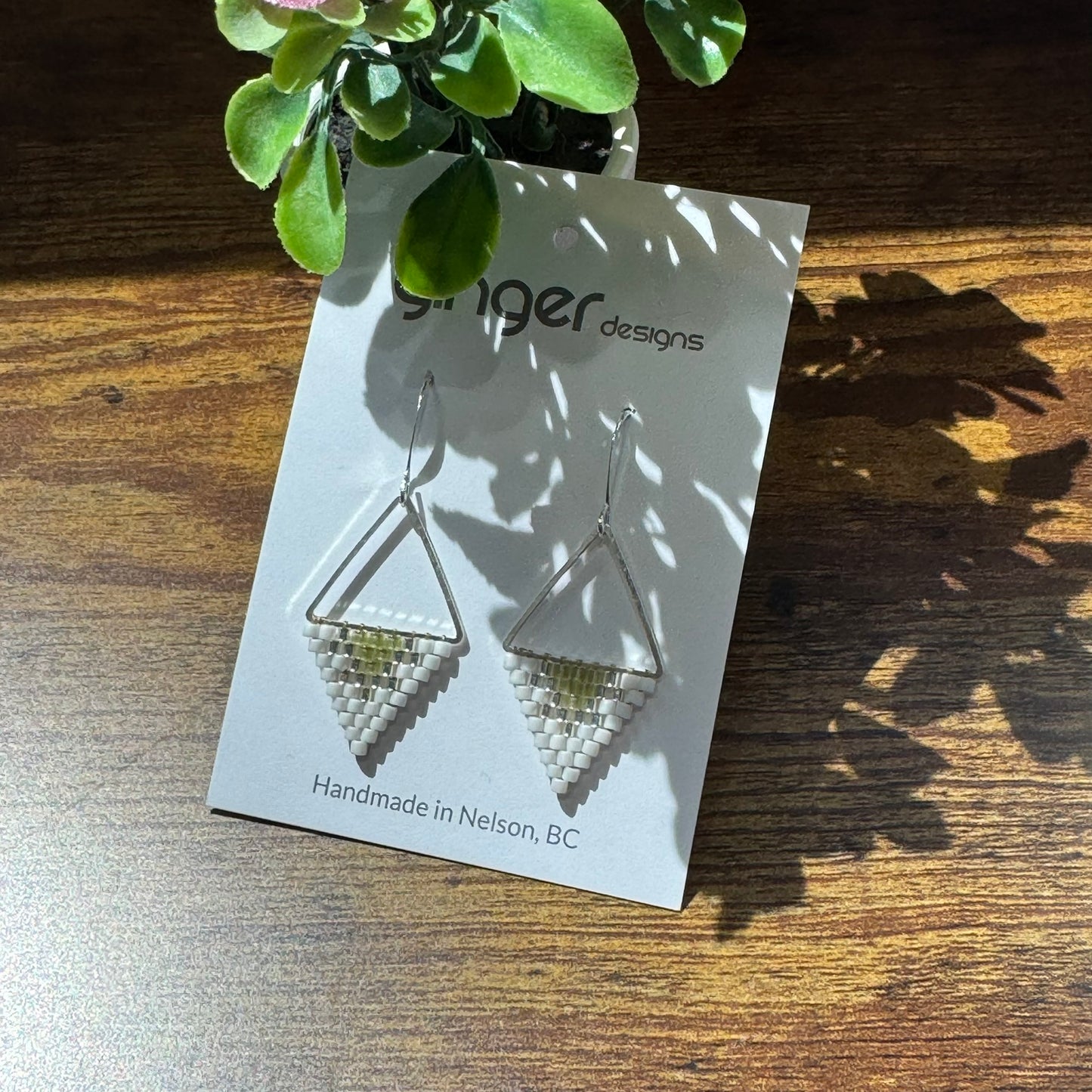 Handmade Beaded Earrings - Small