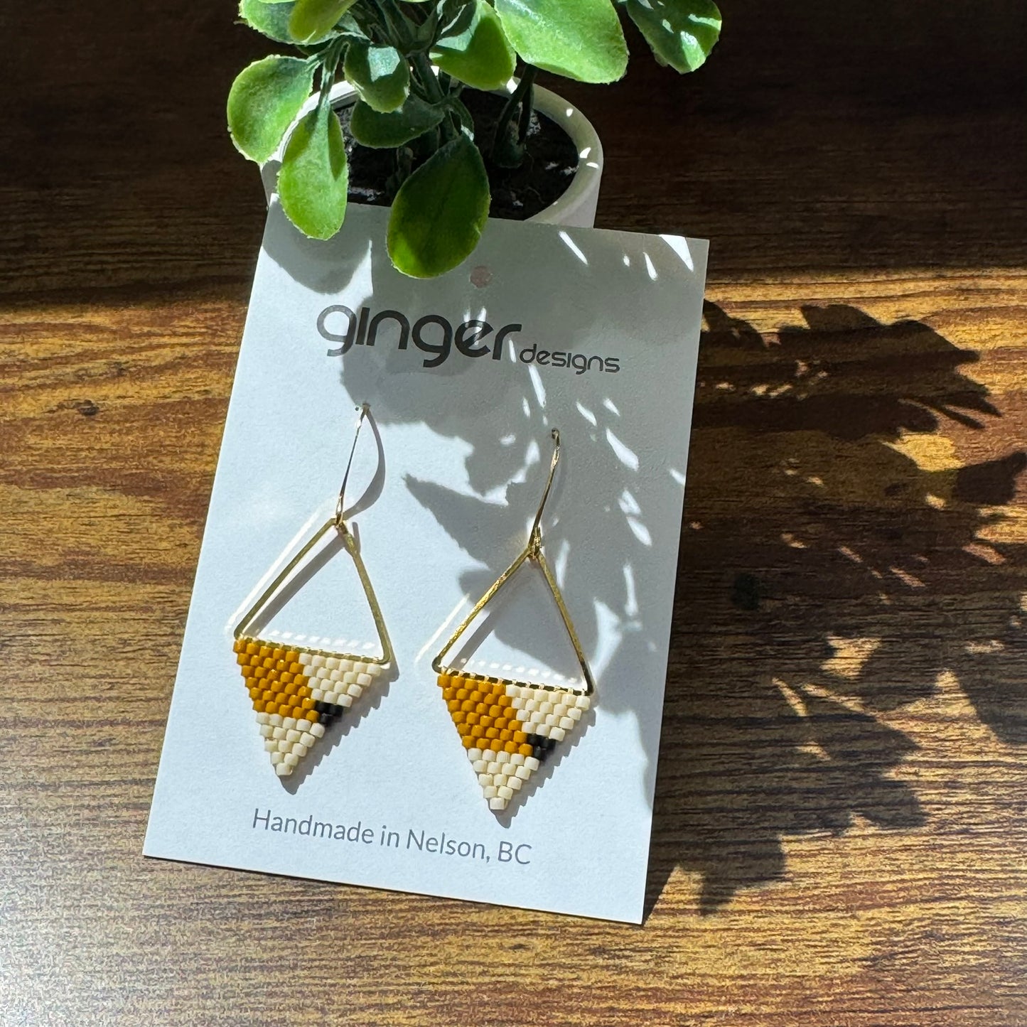 Handmade Beaded Earrings - Small