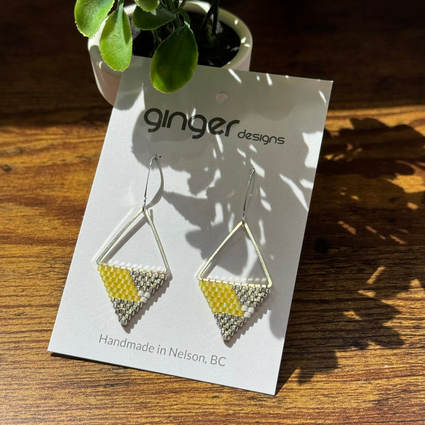 Handmade Beaded Earrings - Small