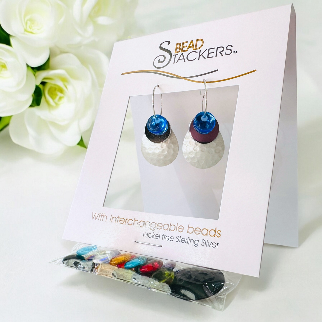 Earrings with Interchangeable Colours MMLT36