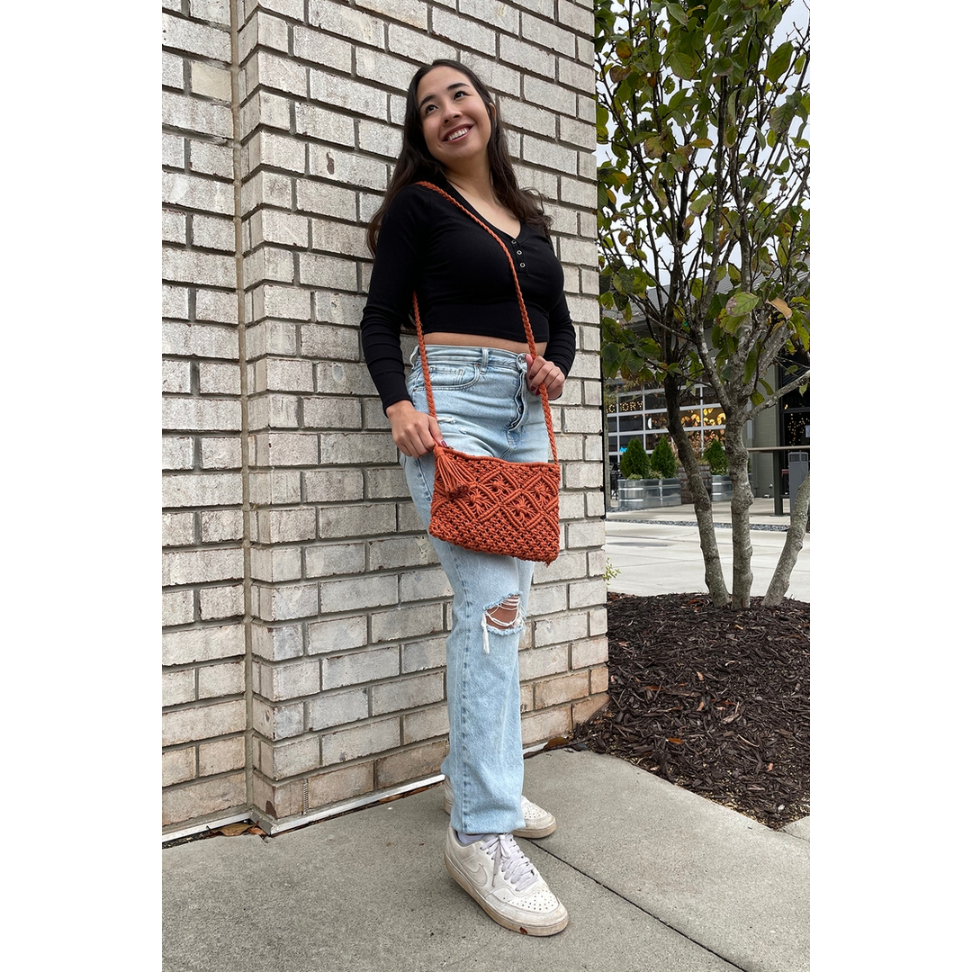 Val Macrame Crossbody M2273