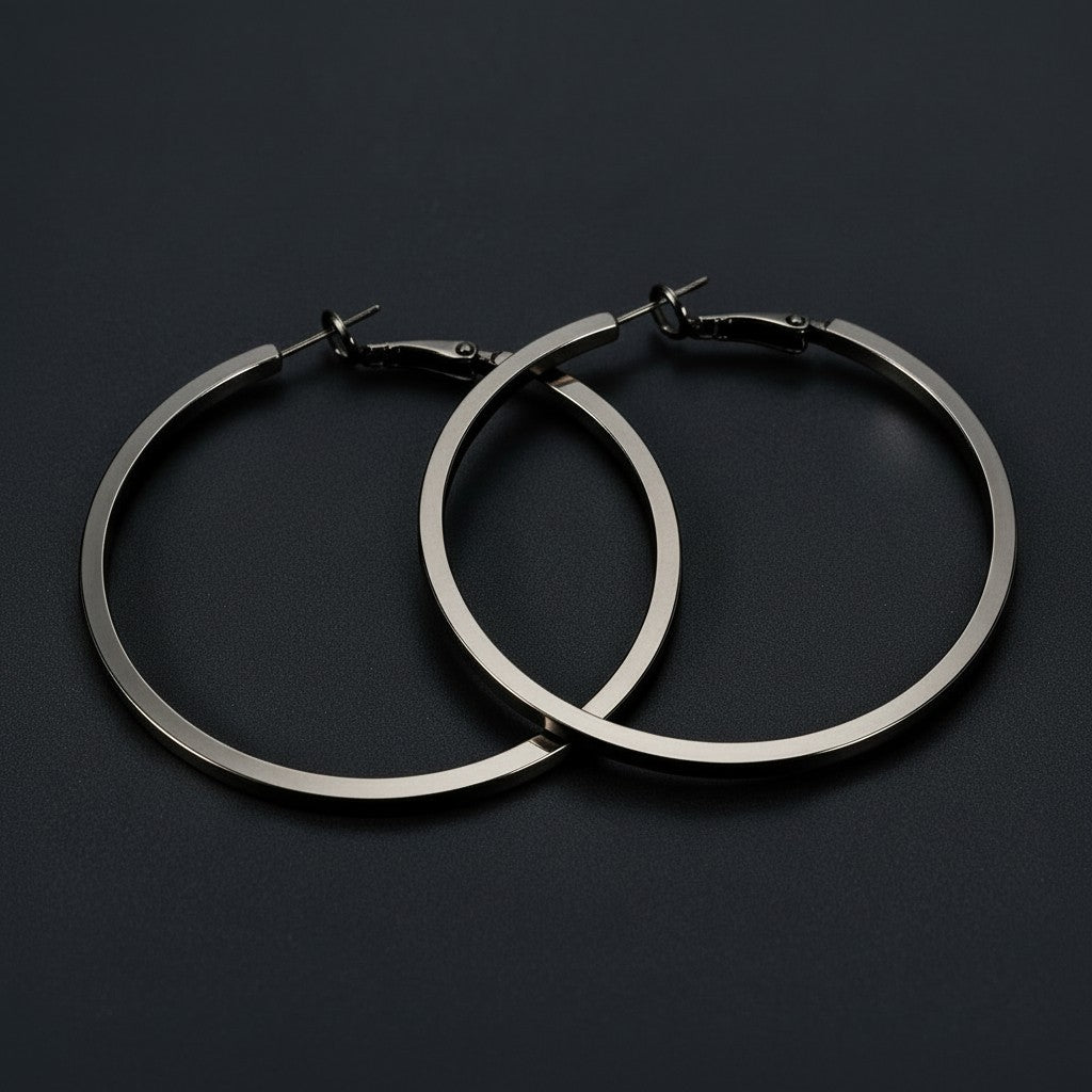 Hoop Earrings Squared