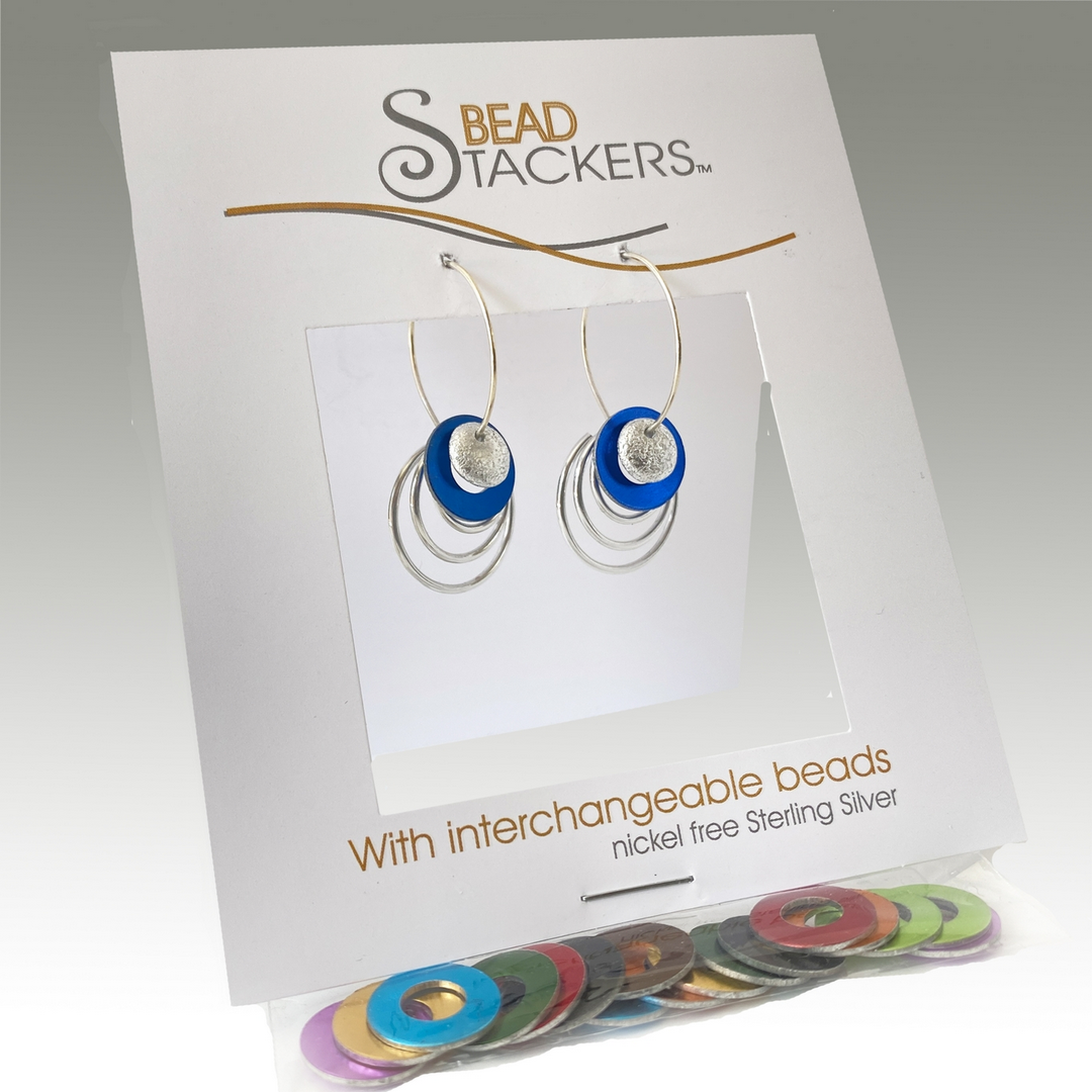 Earrings with Interchangeable Colours SP36