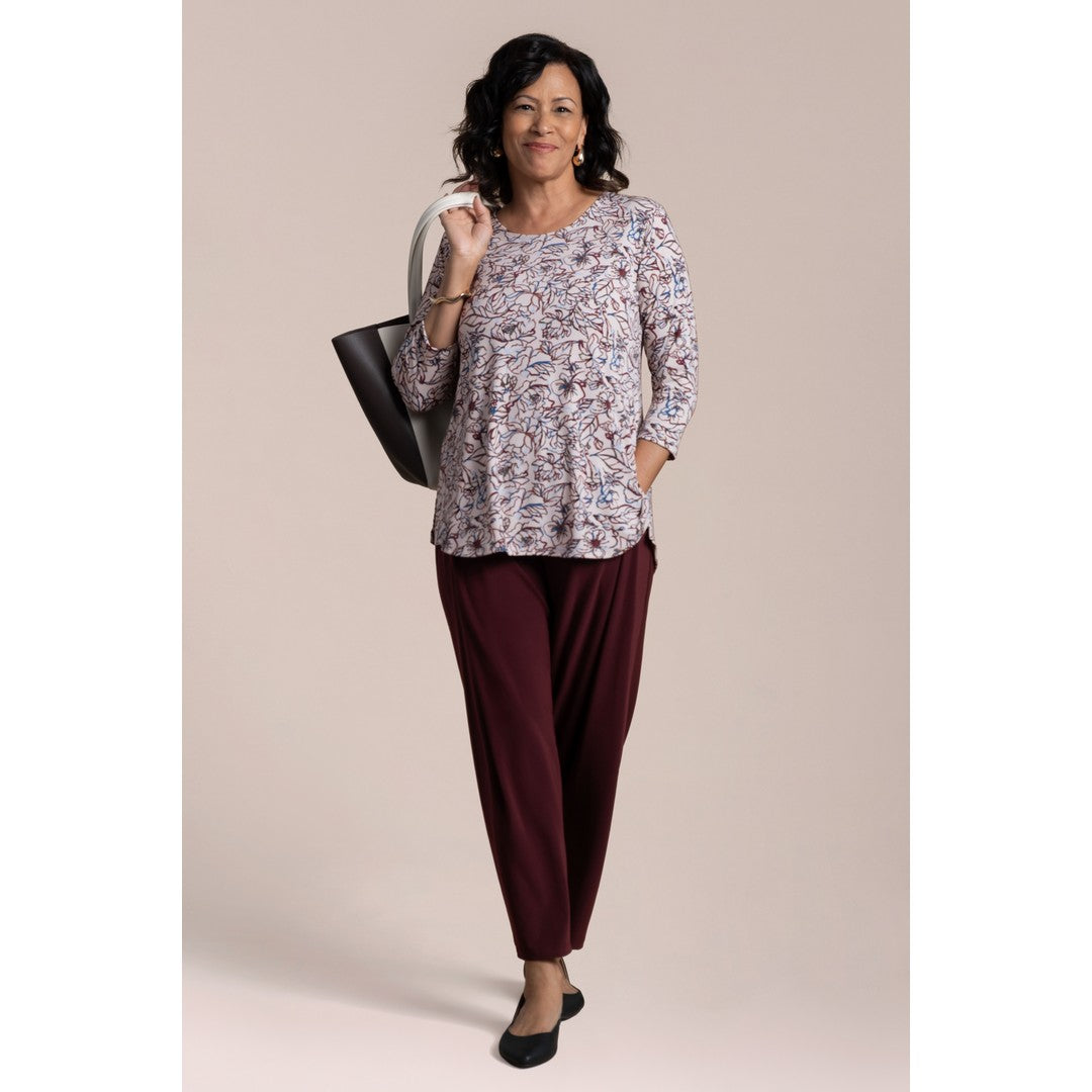 Go To Classic T Relax, 3/4 Slv, Print C 22110RPC-2