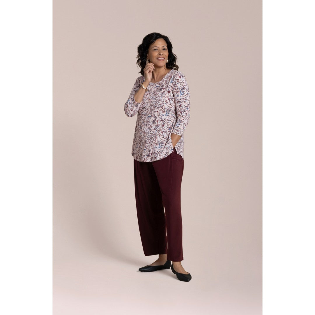 Go To Classic T Relax, 3/4 Slv, Print C 22110RPC-2