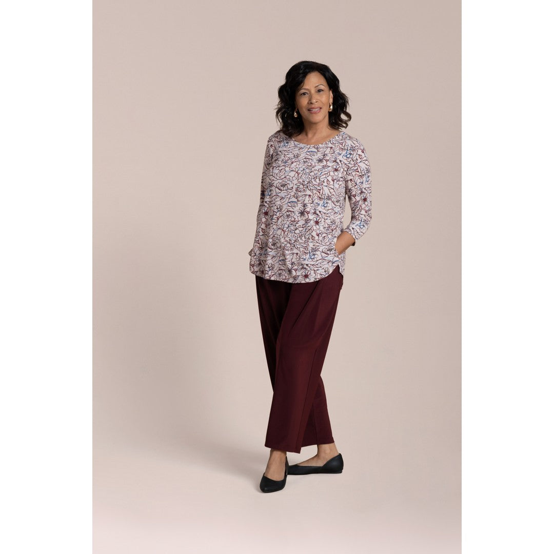 Go To Classic T Relax, 3/4 Slv, Print C 22110RPC-2