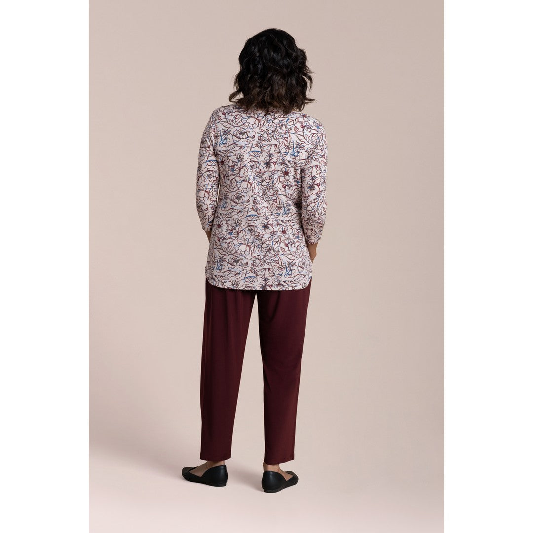 Go To Classic T Relax, 3/4 Slv, Print C 22110RPC-2
