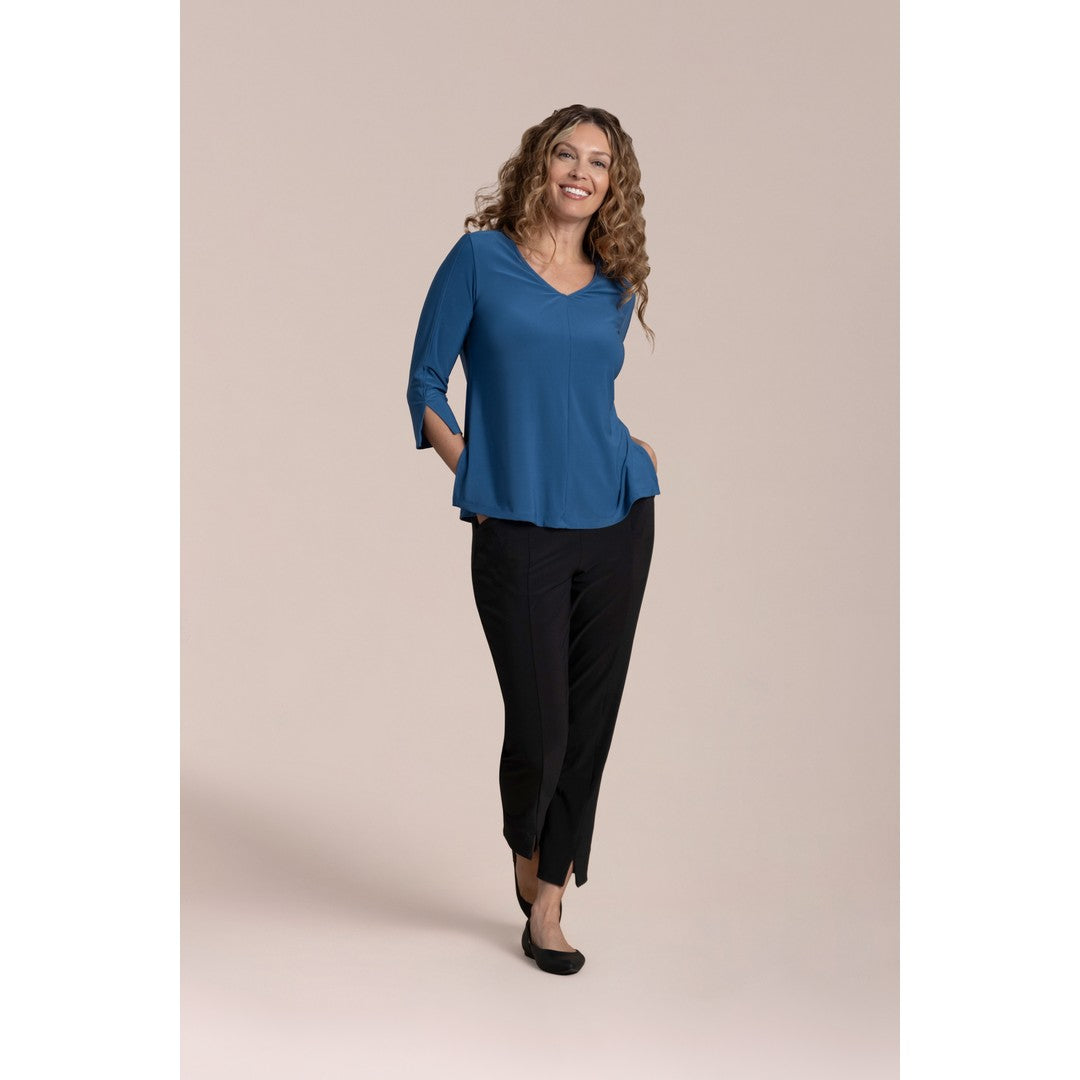 Suitable Split Sleeve Top, 3/4 Slv 22401-2