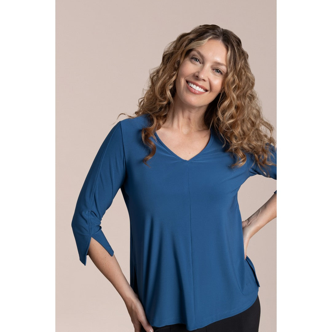 Suitable Split Sleeve Top, 3/4 Slv 22401-2