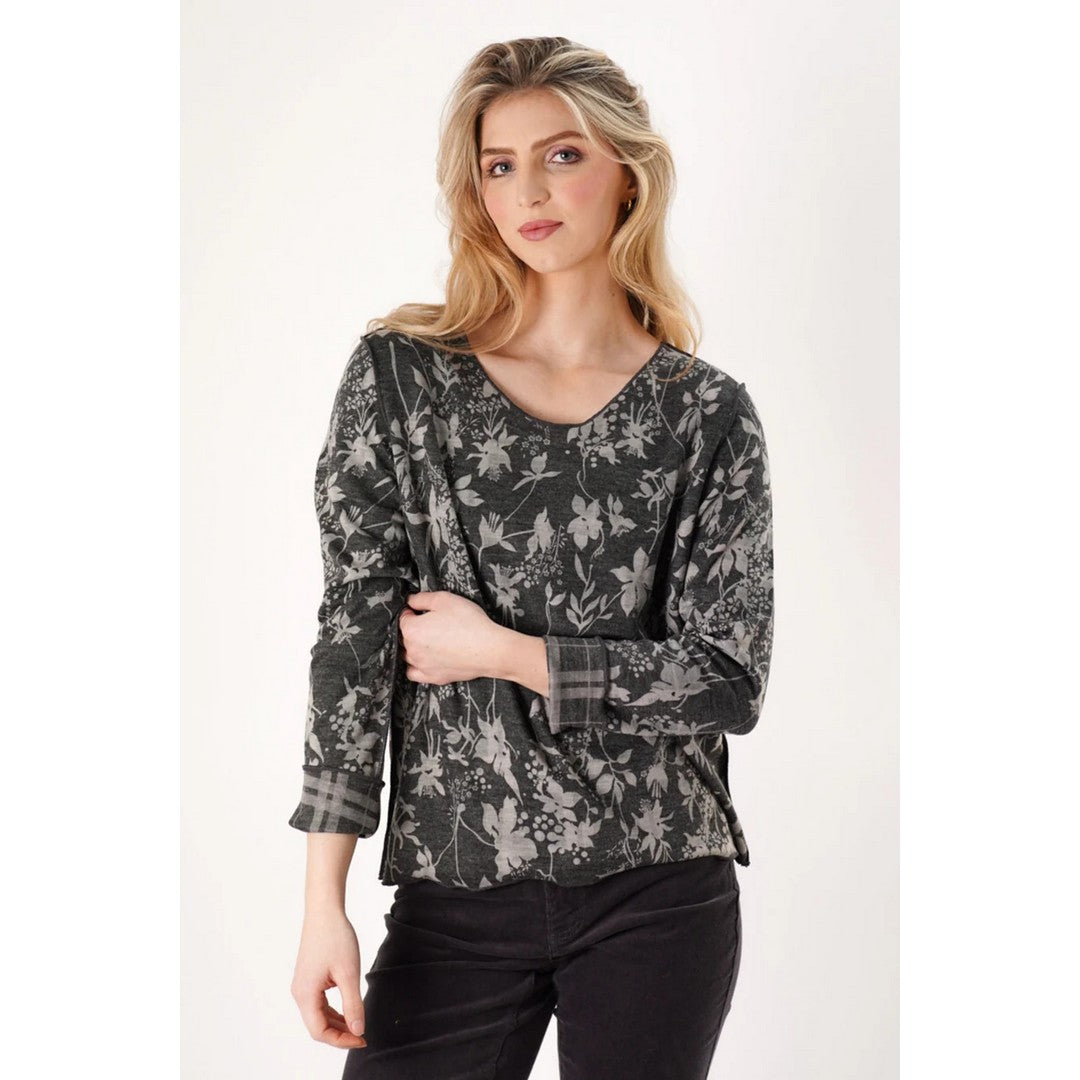 Floral Shadow Reversible Tee TT13027
