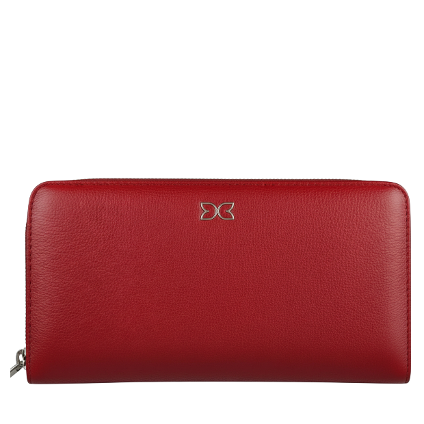 Vegan Leather Zipper Wallet WD07