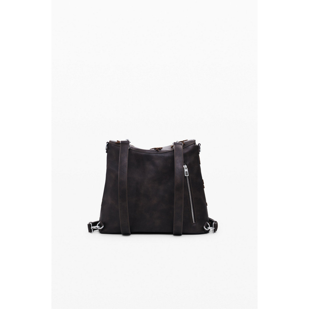 Flocked Convertible Backpack 25WAKP16