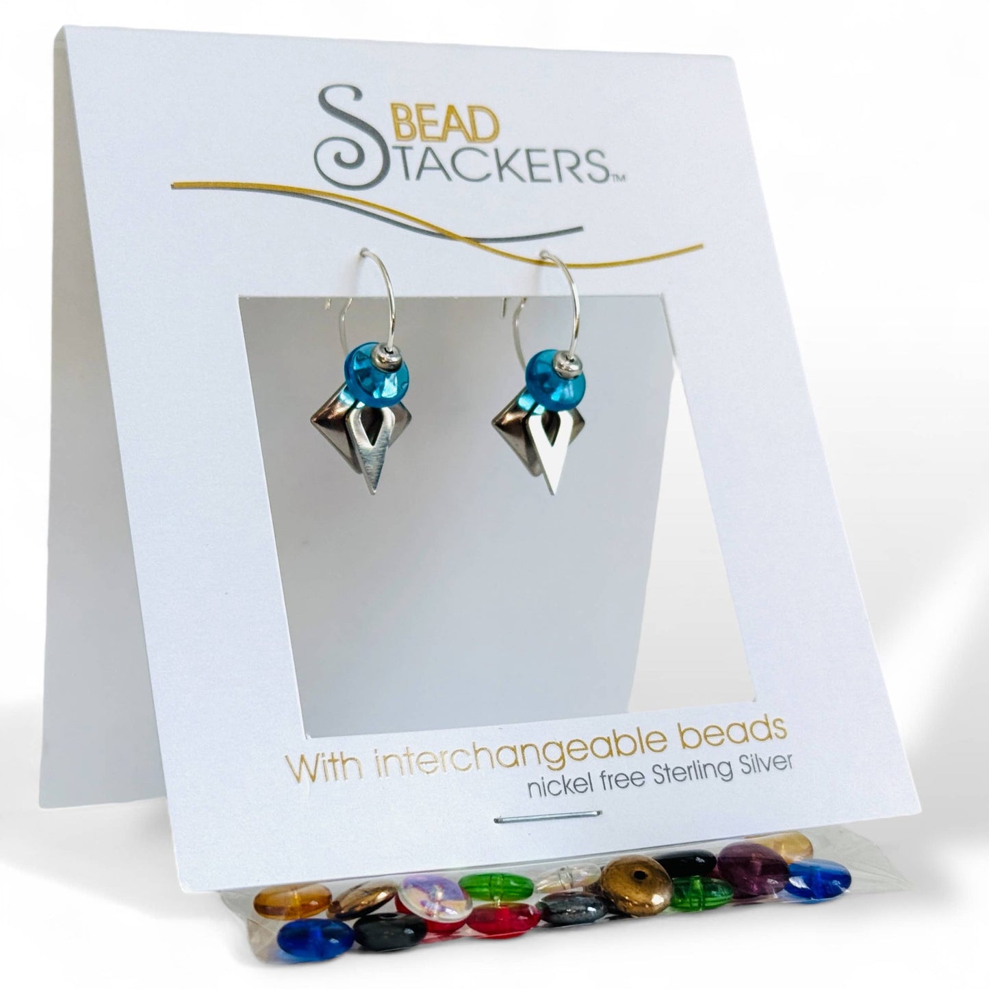SQDG28 - Earrings come with 10 interchangeable colours.