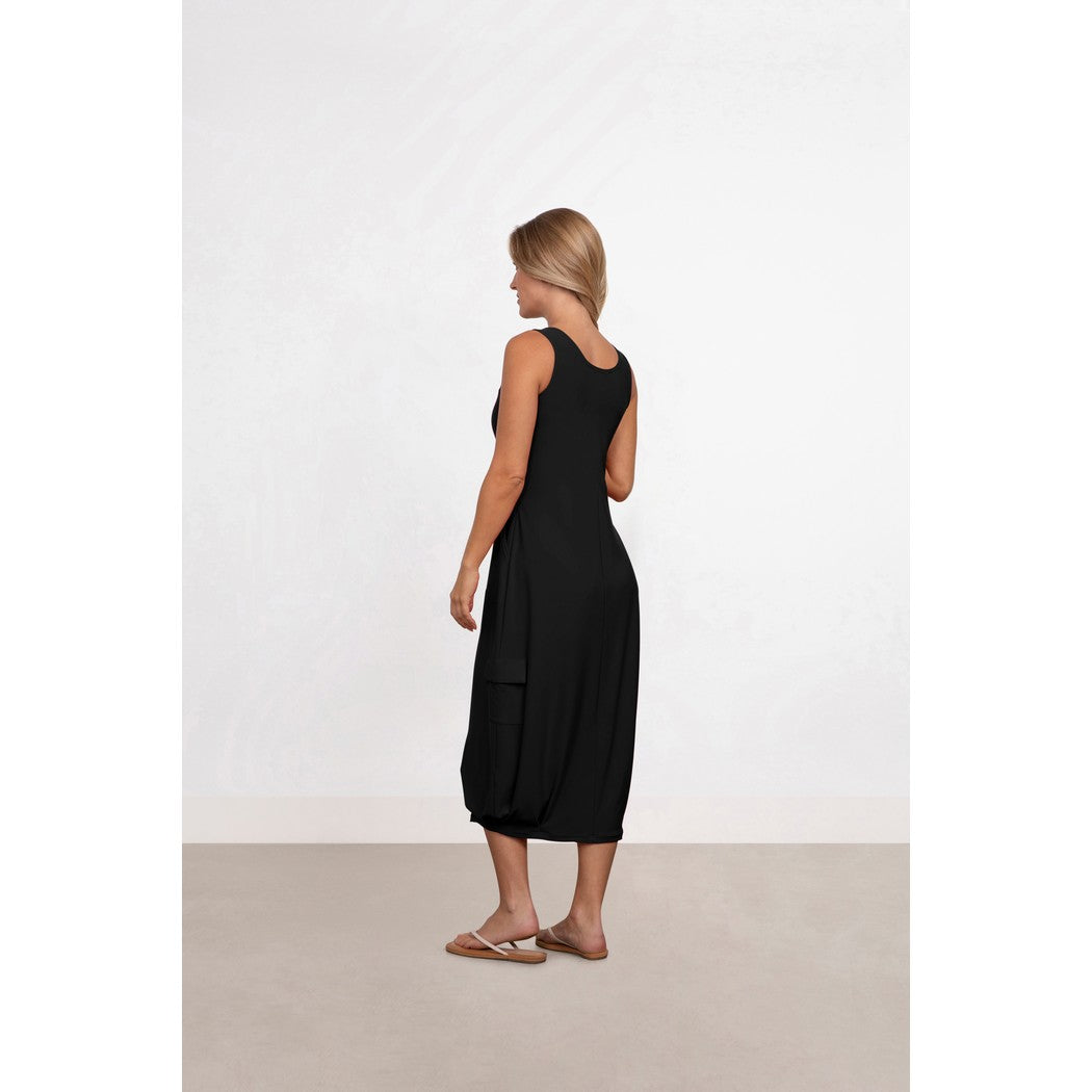Pleat Hem Tank Dress 28131