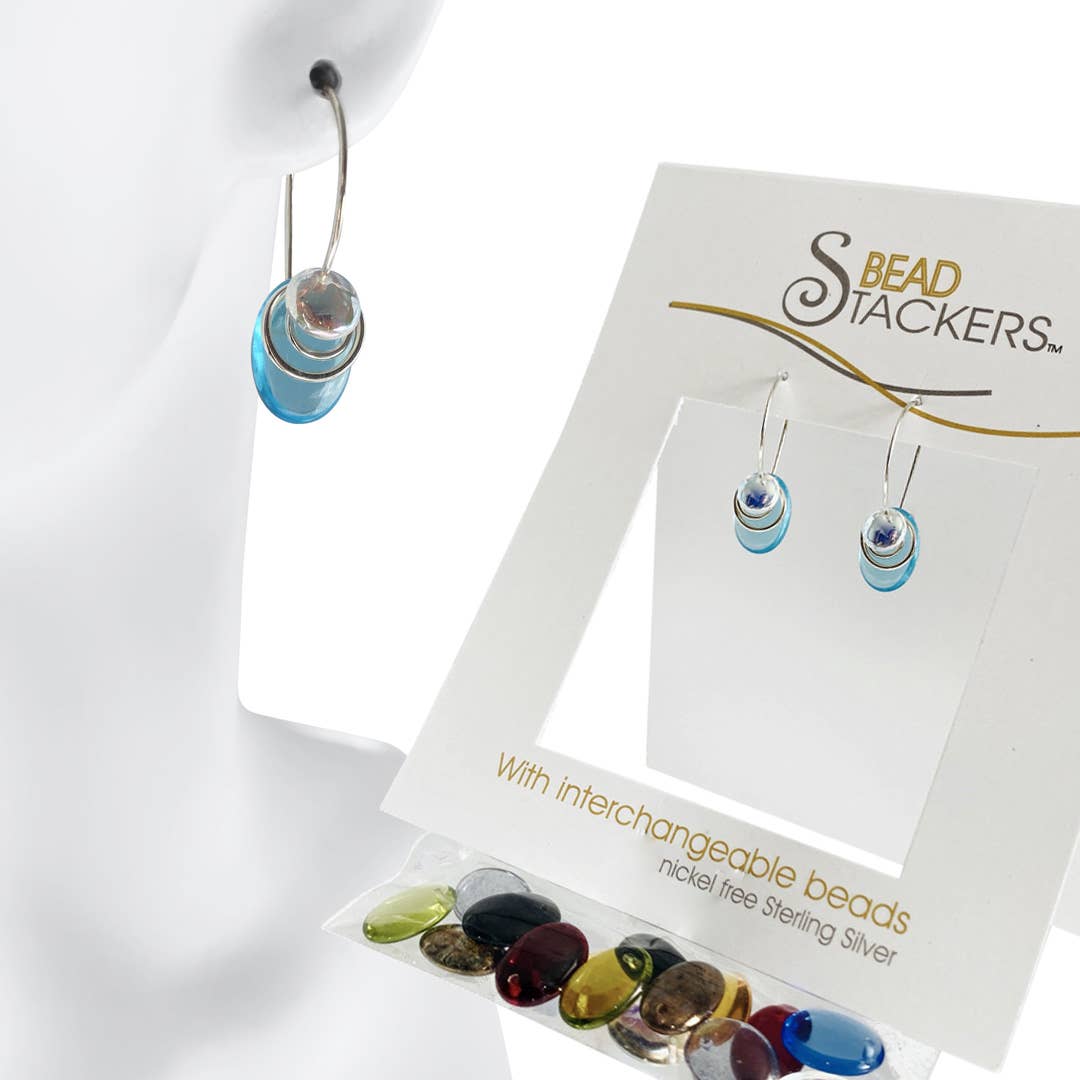 LT26  - Earrings come with 9 interchangeable colours.