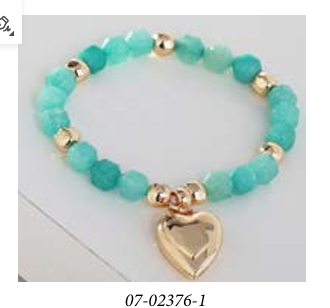 Semi-Precious Stretch Bracelet 07-02376-1