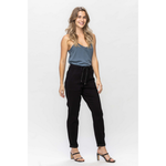 Load image into Gallery viewer, High Waist Double Roll Jogger Denim 88700
