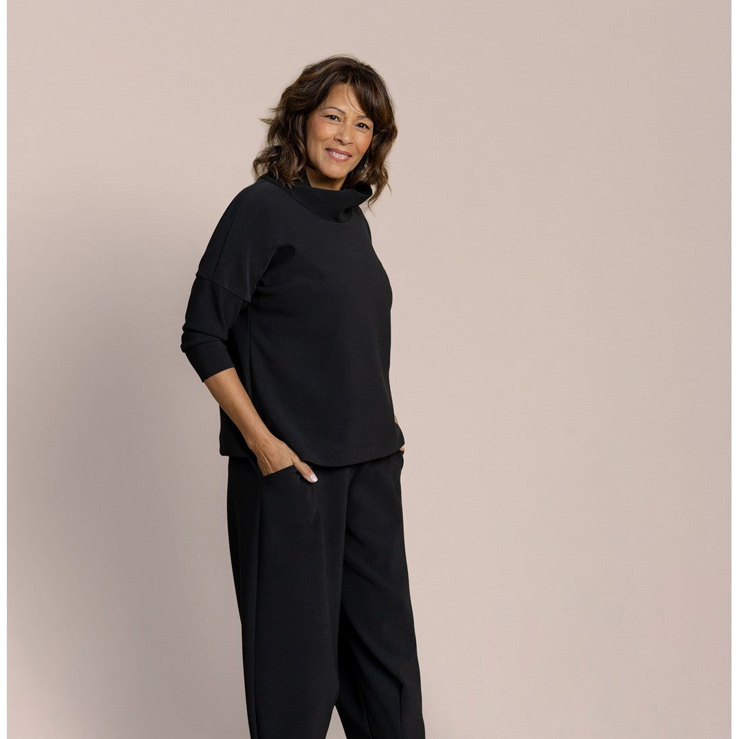 Soffio Crepe Slouch Sweatshirt CR22249NT-2 SS26