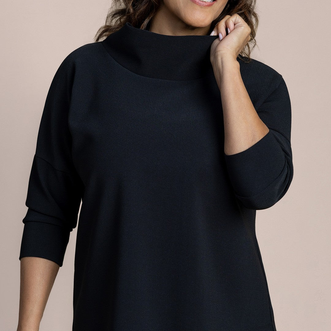 Soffio Crepe Slouch Sweatshirt CR22249NT-2 SS26