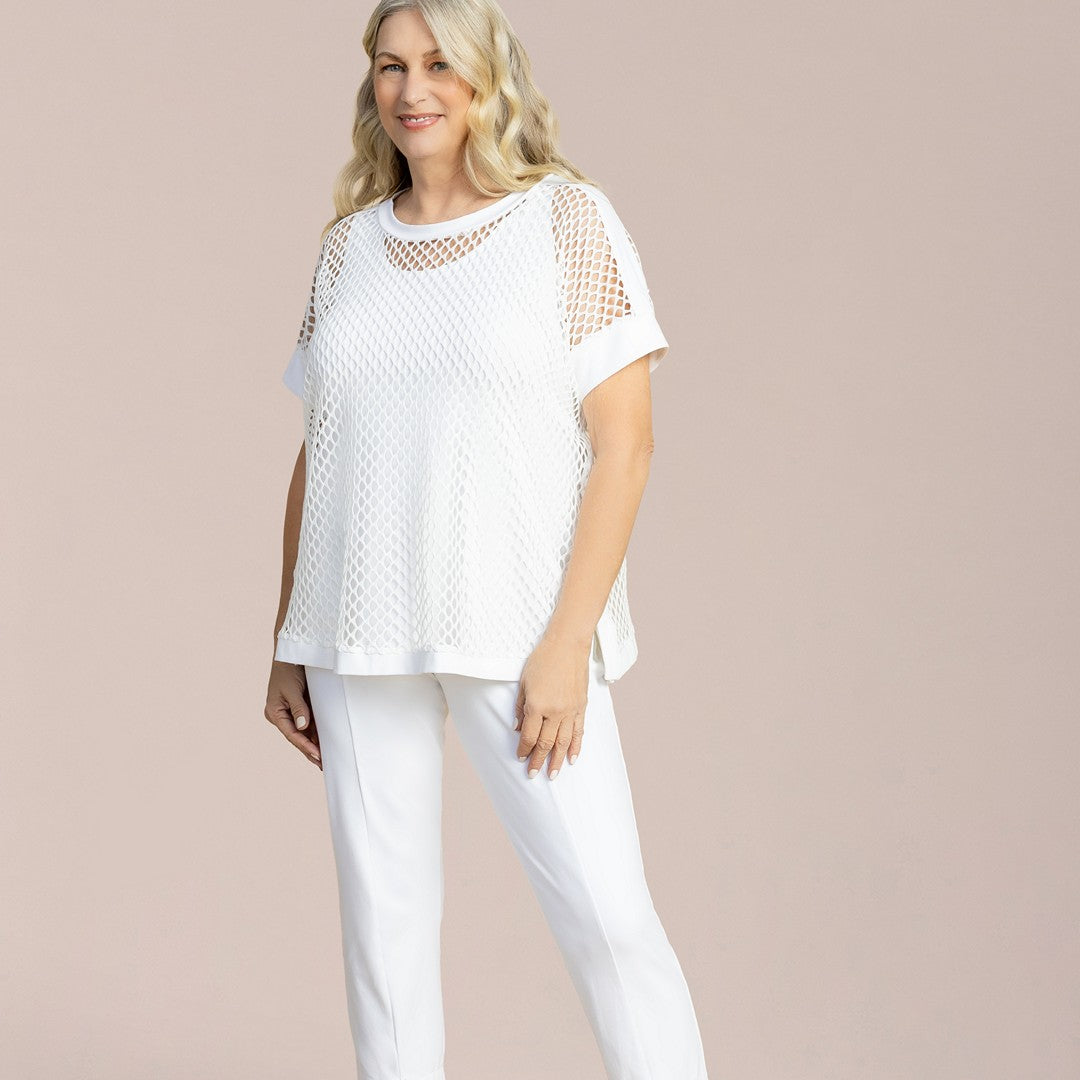 Honeycomb Boxy Top HON22362-0 SS26