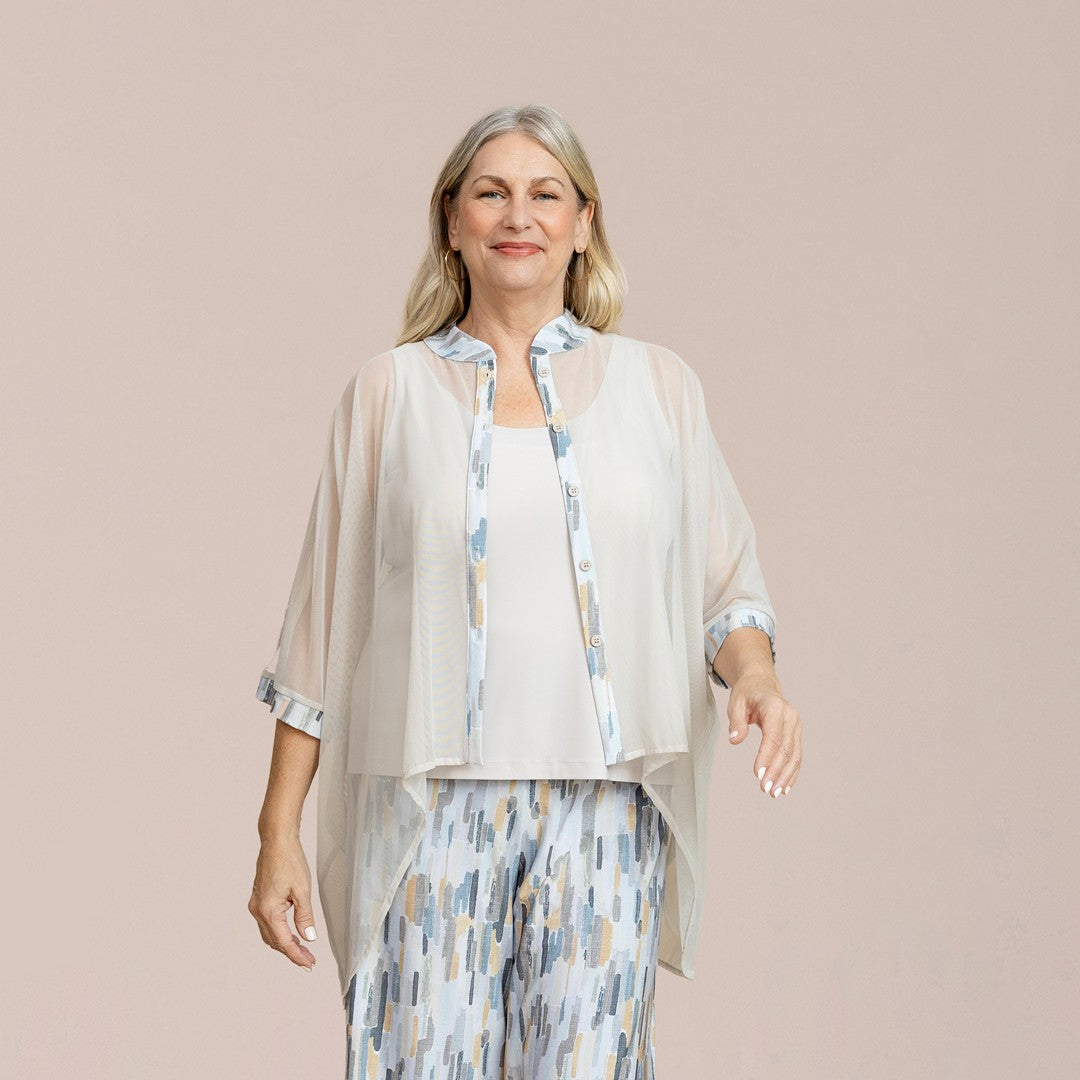 Barely Serena Shirt, Print Jersey 32450P SS26