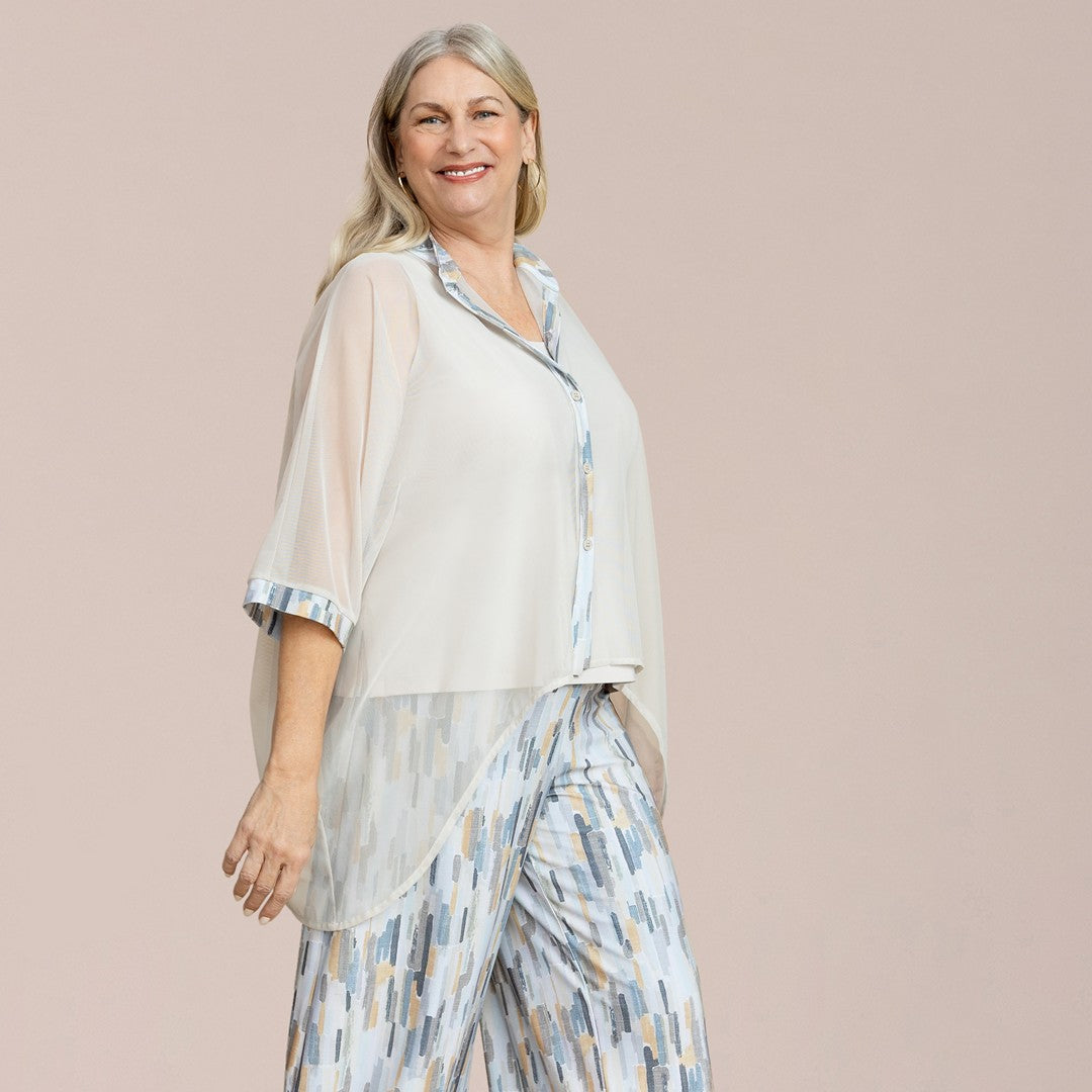 Barely Serena Shirt, Print Jersey 32450P SS26