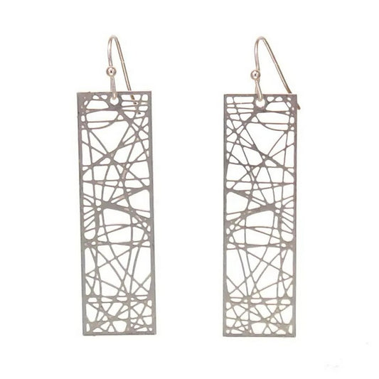 Abstract Rectangular Earring 18B-E11067