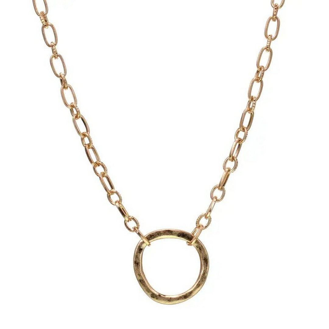 Freeform Circle Necklace 2-N5063