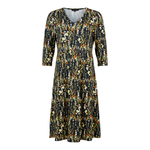 Load image into Gallery viewer, Printed V-Neck Dress 68176883
