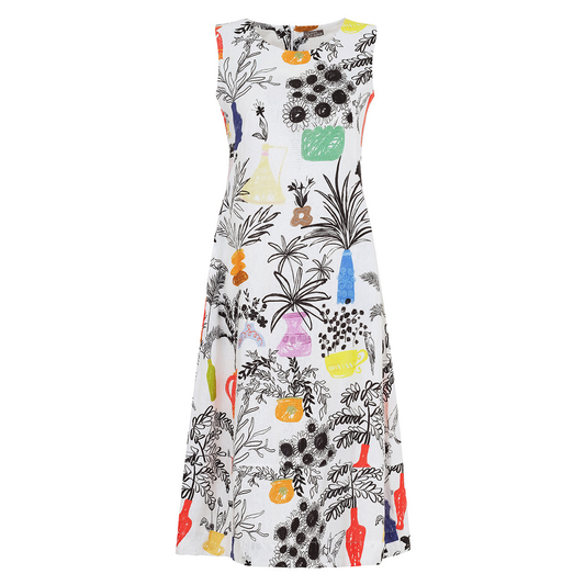 Printed Sleeveless Dress 25715