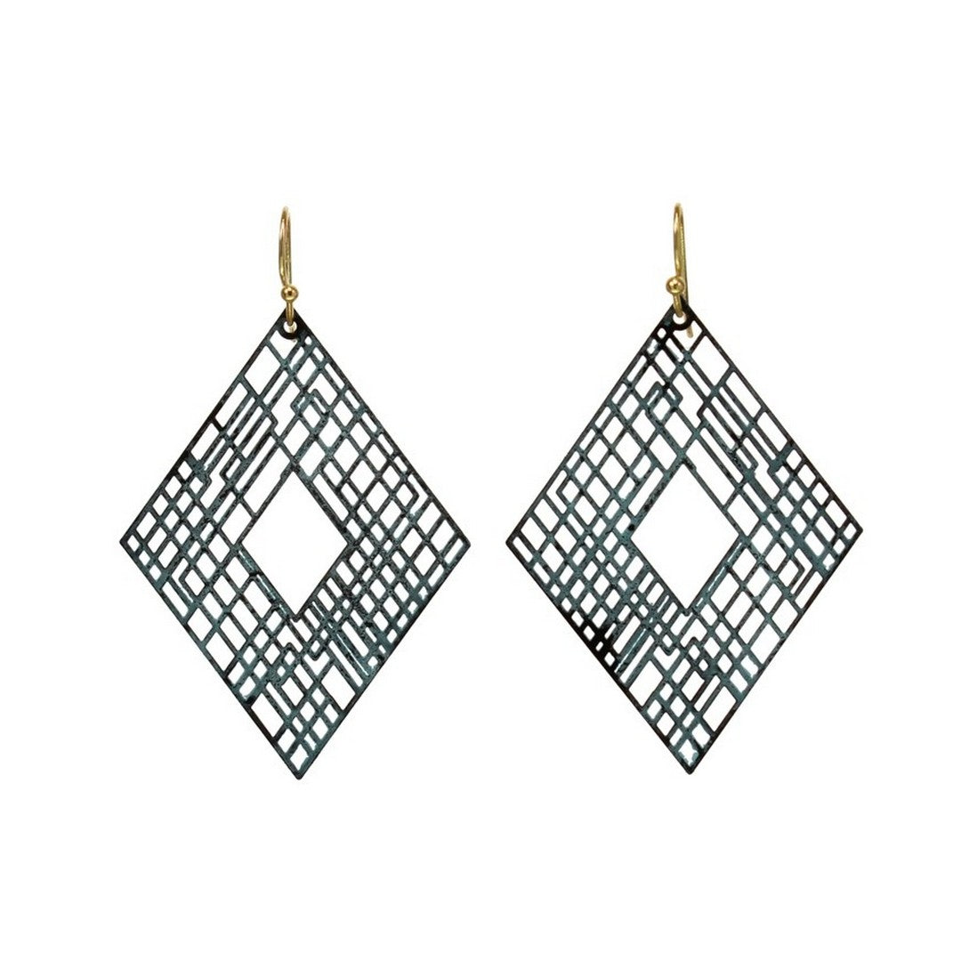 Abstract Diamond Earring 26-E4735