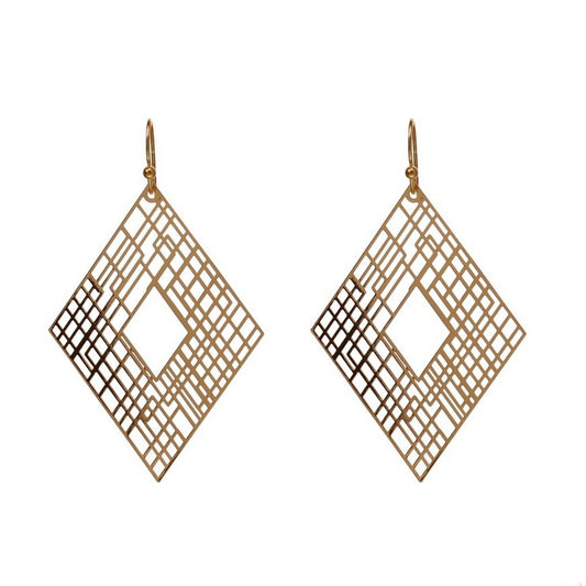 Abstract Diamond Earring 26-E4735