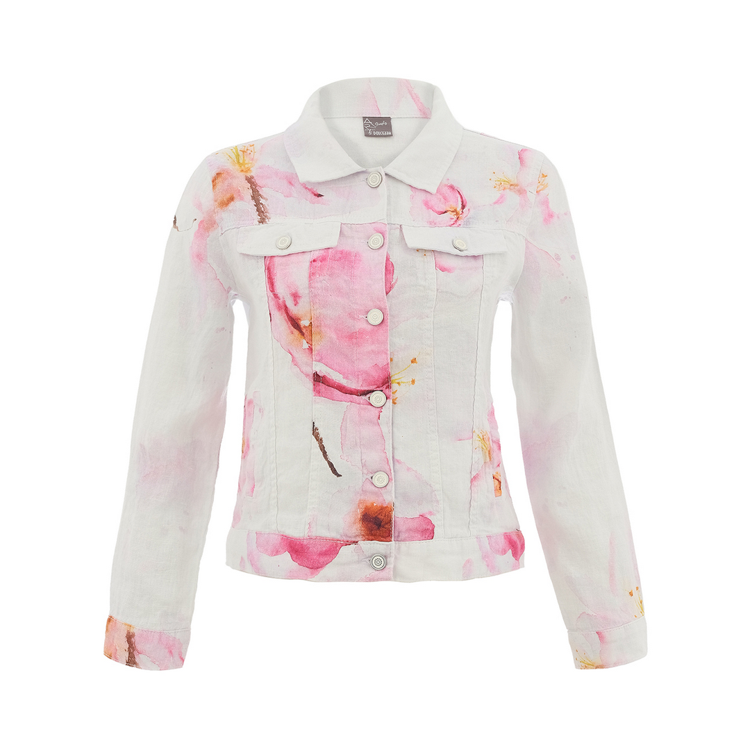Floral Linen Jacket 26687