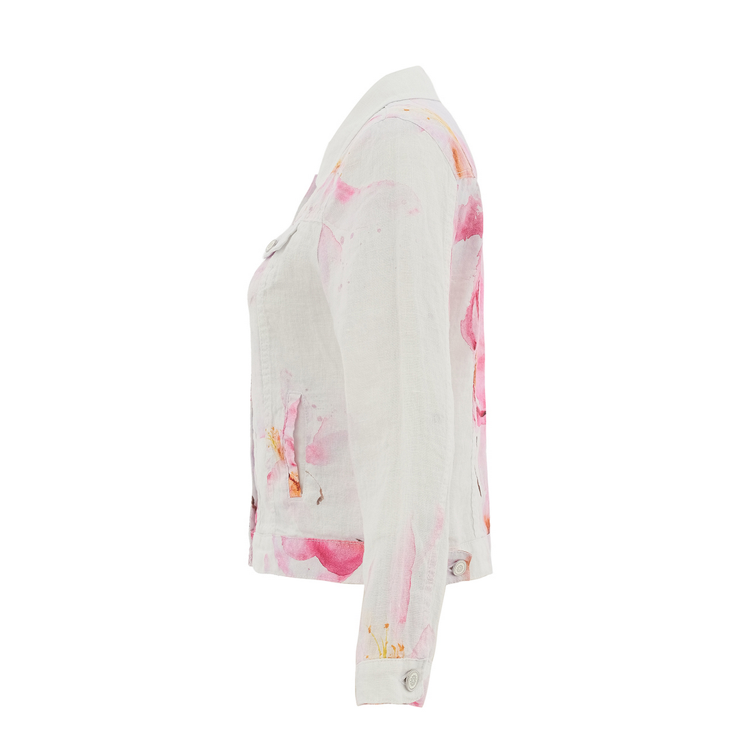 Floral Linen Jacket 26687