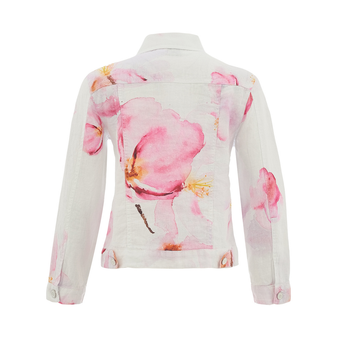 Floral Linen Jacket 26687