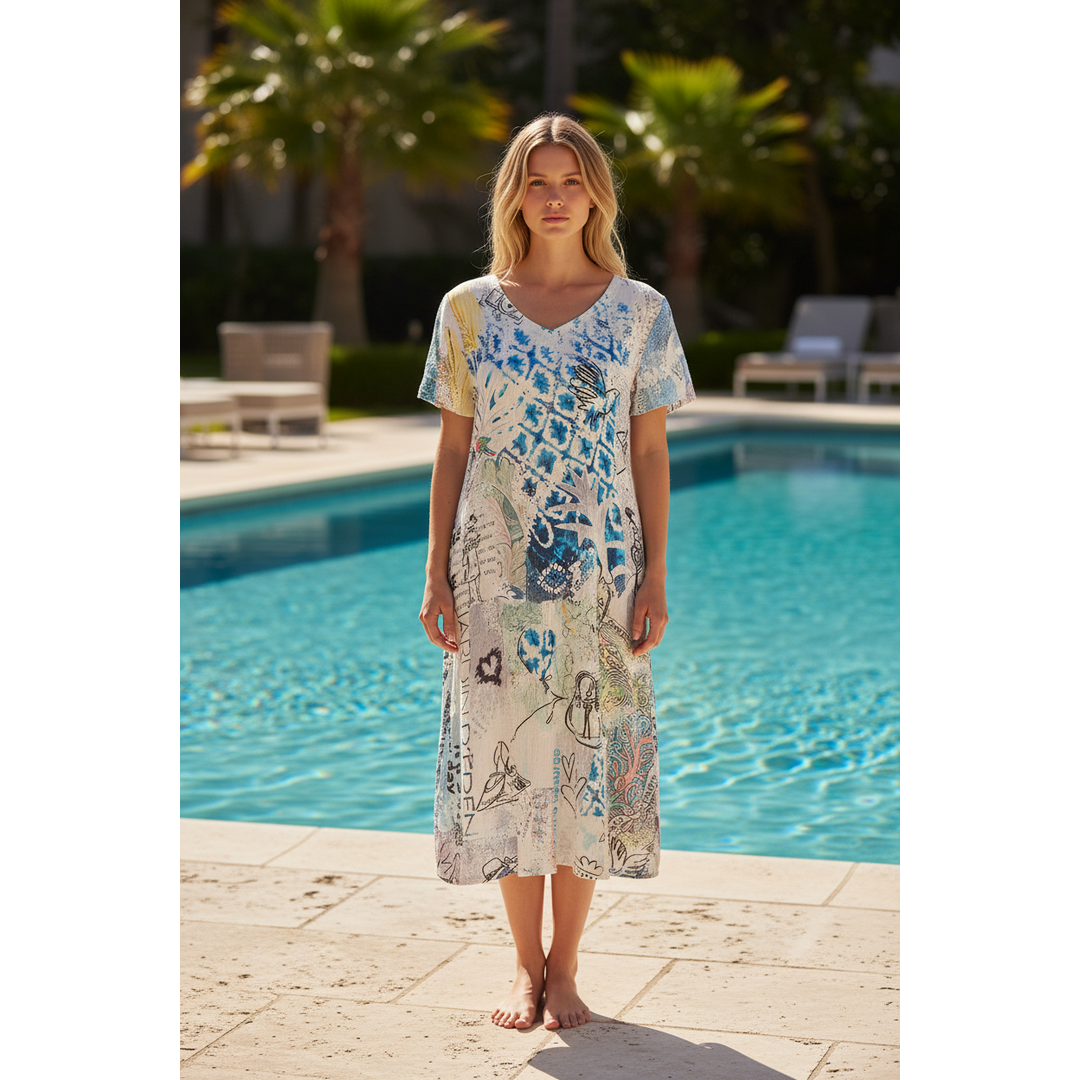 Printed Dress 26745